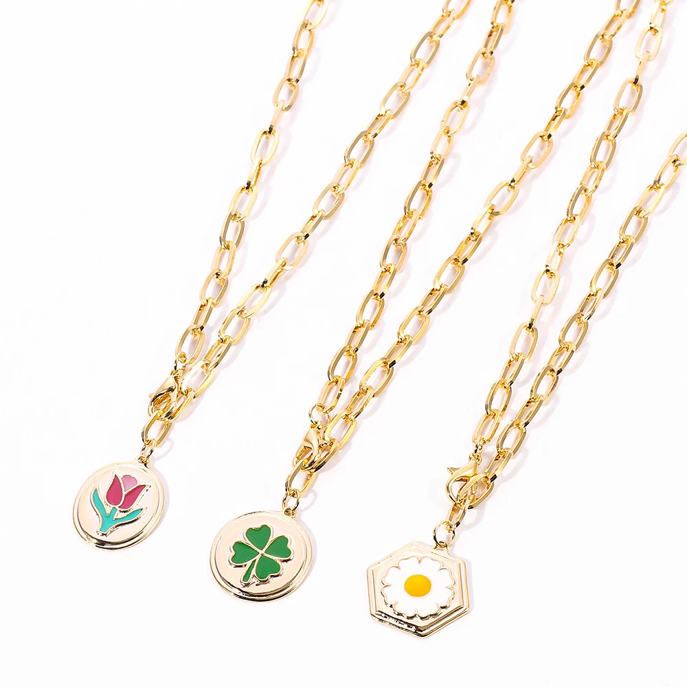 Conjunto de colar, anel e pulseira de tulipas Um toque floral encantador para seu visual. Brilhe com este conjunto elegante e charmoso, perfeito para você. — foto 1