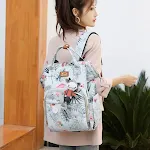 Nova Mochila Coreana para Mamãe, Grande Capacidade, Separação Seco e Molhado, Porta Mamadeira, Fraldas, Bolsa de Bebê Portátil — foto 3