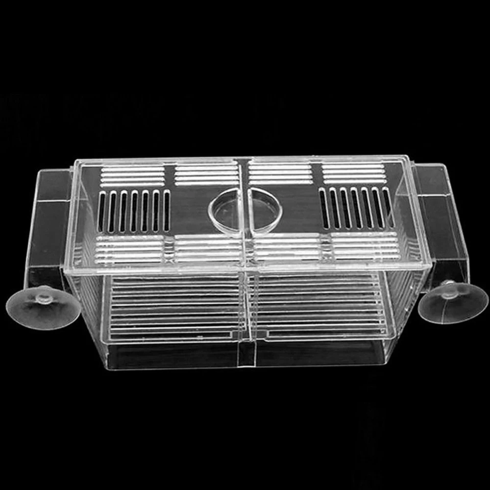 Title 4, Acrylic Shrimp Incubator with Suction Cups Fish...