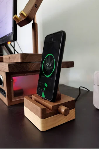 Title 5, Wooden Mobile Phone Charging Base. Charge your ...