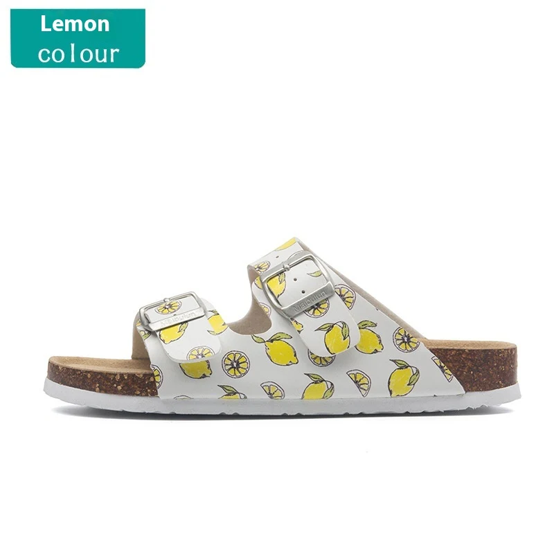 Buckle Flat Cork Slippers, Summer Beach Sandals, comfortable and stylish footwear, perfect for warm weather and the beac — photo 2