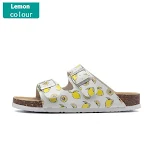Buckle Flat Cork Slippers, Summer Beach Sandals, comfortable and stylish footwear, perfect for warm weather and the beac — photo 2