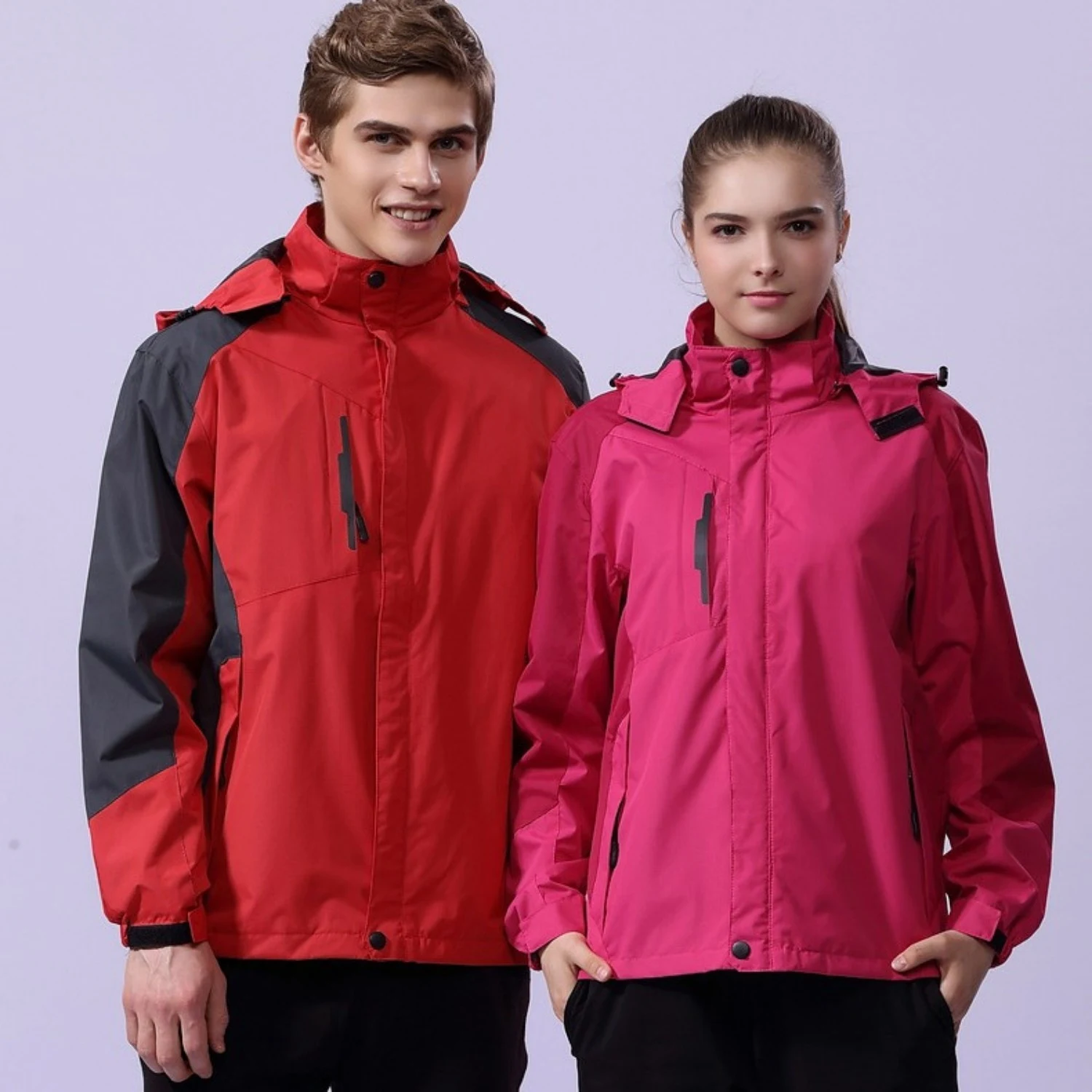 Conjunto Jaqueta Shell Outdoor Unissex para Homens e Mulheres Impermeável e Corta-Vento Ideal para Trilhas e Atividades ao Ar Livre — foto 7