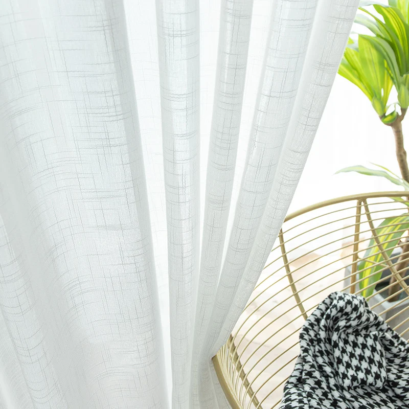 Title 2, Big Belly Hemp Gauze Blackout Curtains with Sim...