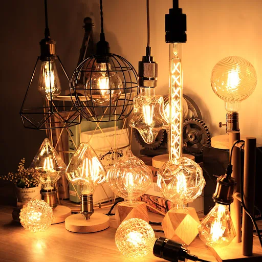 Title 6, Net Celebrity Retro Lamp Shaped Bulb