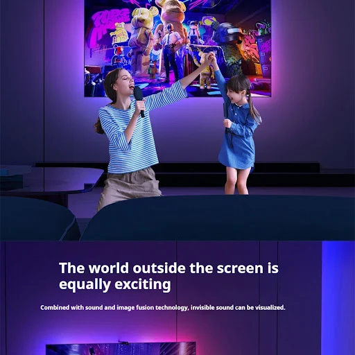 Title 3, TV Same Screen Ambience Light Smart Strip, Sync...