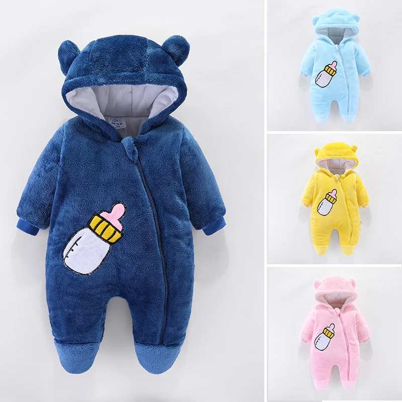 Body de bebê para meninos espesso e quente, ideal para manter seu pequeno aquecido e confortável durante o inverno. — foto 5