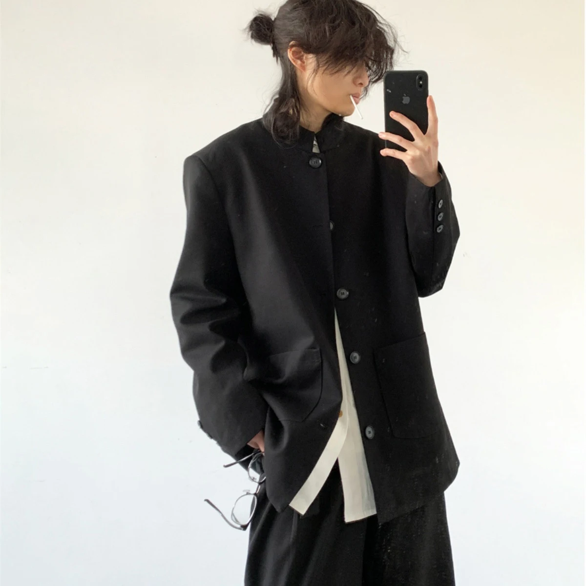 Men's Fashion Casual Stand Collar Zhongshan Jacket, stylish and comfortable, perfect for everyday wear, providing a uniq — photo 5