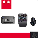 Mobile Controller Gaming Keyboard Mouse Converter. Experience precise gaming on your phone with keyboard and mouse contr — photo 1