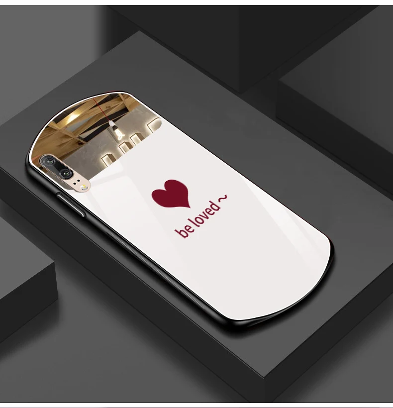 Love Touch Mirror Glass Mobile Phone Case. Effortless makeup touch-ups on the go. Stylish protection and a built-in mirr — photo 1