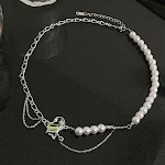 Colar de pérolas multicomponente em forma de coração Lvzuan de nicho. Adicione elegância e sofisticação ao seu visual. Presente perfeito. — foto 3