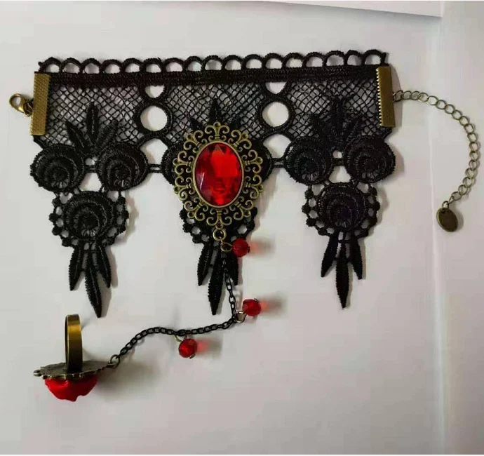 Title 3, Pulseira de Renda Rosa para Moda Feminina, um A...