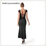 Vestido elegante para mujer ideal para ocasiones especiales, cómodo y con estilo. Perfecto para lucir radiante en cualquier evento. — foto 8