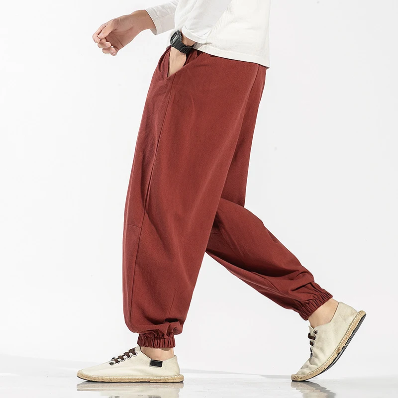 Linen Tang Suit Wide-leg Pants for ultimate comfort and style. Experience the breathability of linen and a relaxed fit f — photo 3