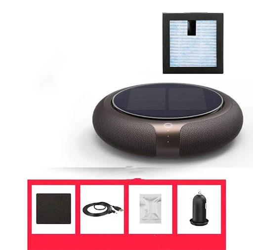 Title 3, Solar Car Air Purifier Eliminate Formaldehyde a...