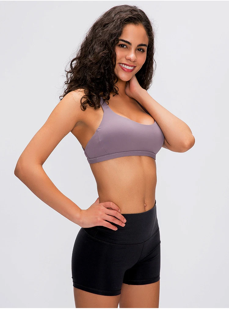 Title 11, Beautiful back, skin-friendly nude sports bra f...