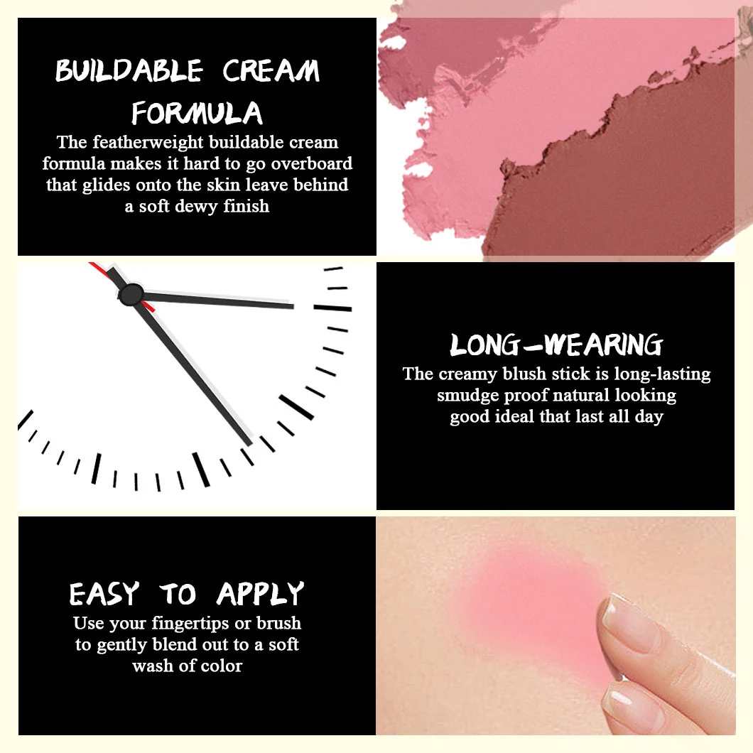 Title 5, Rotary Repair Highlight Blush Stick for a natur...