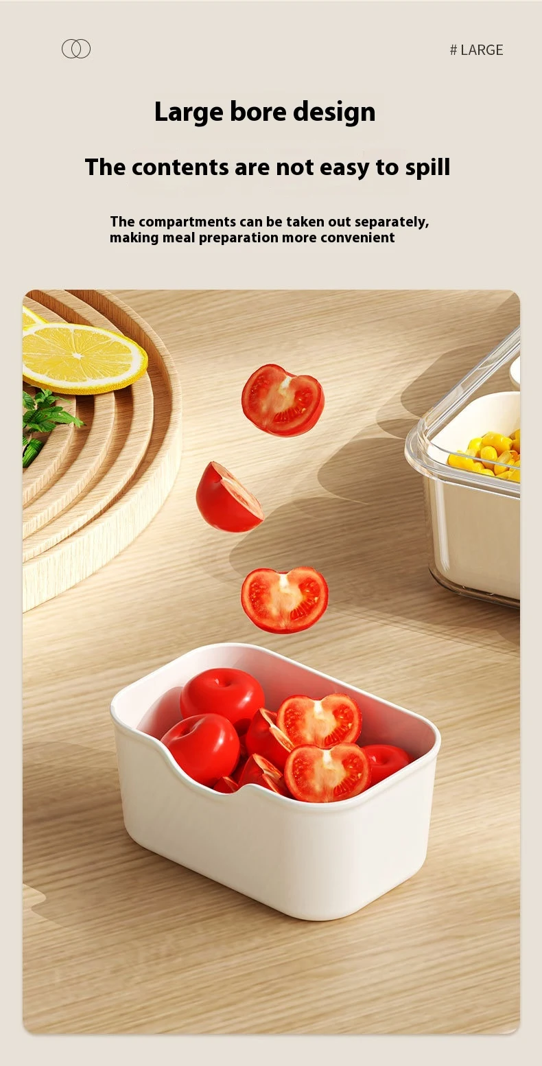 Title 8, 8 Grids Divided Serving Tray Fruits Snack Box O...