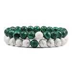 White Turquoise Green Peacock