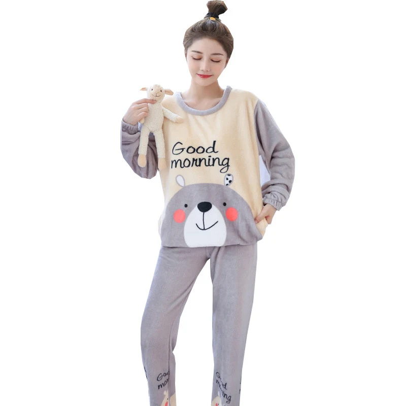 Title 2, Womens Winter Cute Cartoon Pattern Mink Velvet...