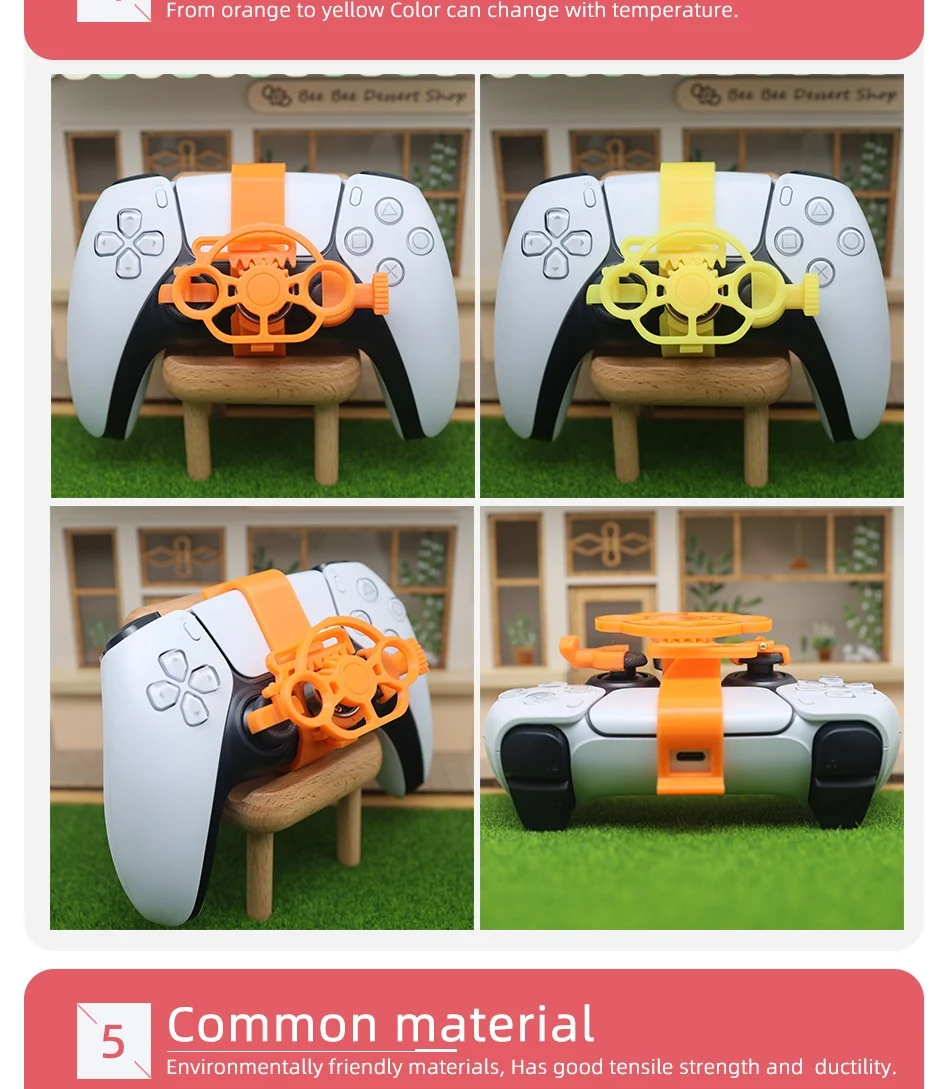 Title 13, PS5 Racing Wheel for PC Driving Simulation Real...