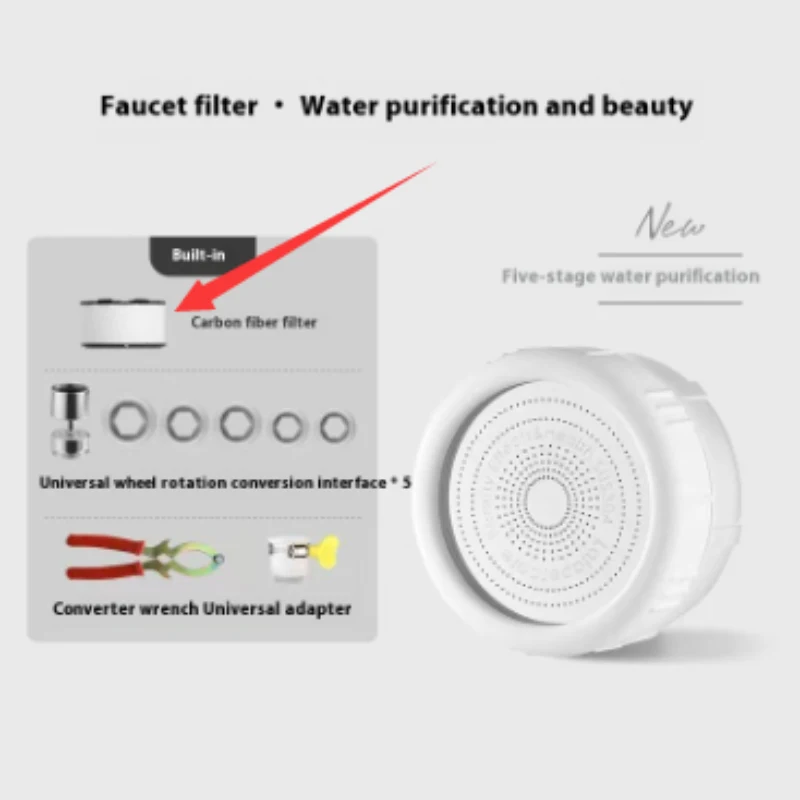 Faucet Filter for Household Water Supply. Enjoy cleaner, safer drinking water by removing impurities. Easy to install an — photo 3