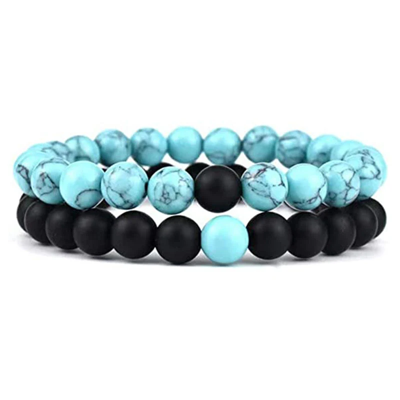 Pulseira masculina com contas de Olho de Tigre de 8MM para terno. Elegância e sofisticação para complementar seu visual com estilo. — foto 10