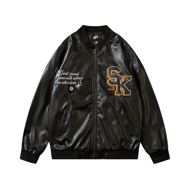Men's and Women's American Street Trend Hip-hop Baseball Jacket. Comfortable and stylish for a modern, casual look. Perf — photo 4
