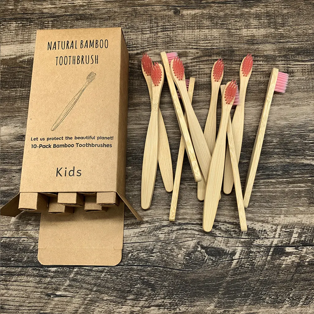 Eco Friendly Bamboo Soft Fibre Toothbrush. Gentle, sustainable cleaning for a healthy smile and a reduced environmental — photo 48