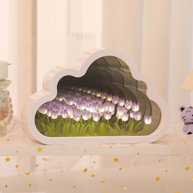 Home Fashion Cloud Tulip Small Night Lamp provides soft lighting for a relaxing atmosphere. Perfect for bedrooms and cre — photo 1