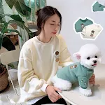 Eltern-Kind-Kleidung Pullover Herbst und Winter Haustier Hund kleine Hundekleidung Winter — foto 5
