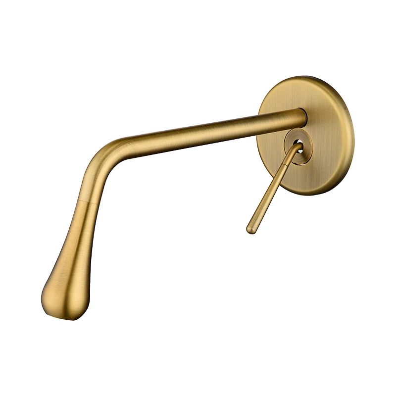 Banpu Black Basin Faucet Hot and Cold Copper In-Wall Style. Enhance your bathroom with this stylish and efficient fixtur — photo 2