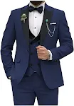 Men's Three-Piece Slim Fit Suit for Formal Events. Experience style, comfort, and a modern silhouette. Perfect for weddi — photo 3
