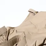 Camisa feminina primavera com design elegante, patchwork e babados. Ideal para um visual sofisticado e cheio de estilo. — foto 15