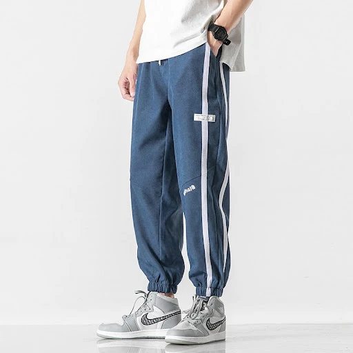 Title 5, Cropped Trousers With Webbing Stitching