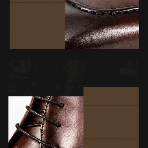 Title 6, Scarpe alte in pelle da uomo Knight Stivali in ...