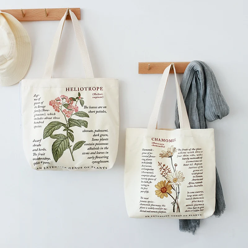 Bolsa de Ombro Feminina em Lona Literária Retro com Letras de Algodão, Ideal para Uso Diário, Estilo Fashion e Conforto, Perfeita — foto 3