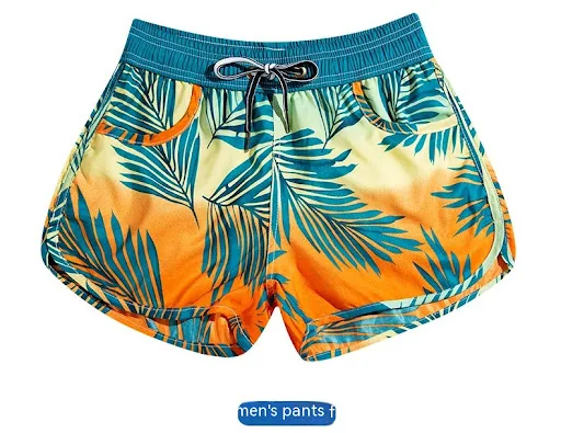 Title 2, Mens Loose Fitting Beach Water Park Swim Pants