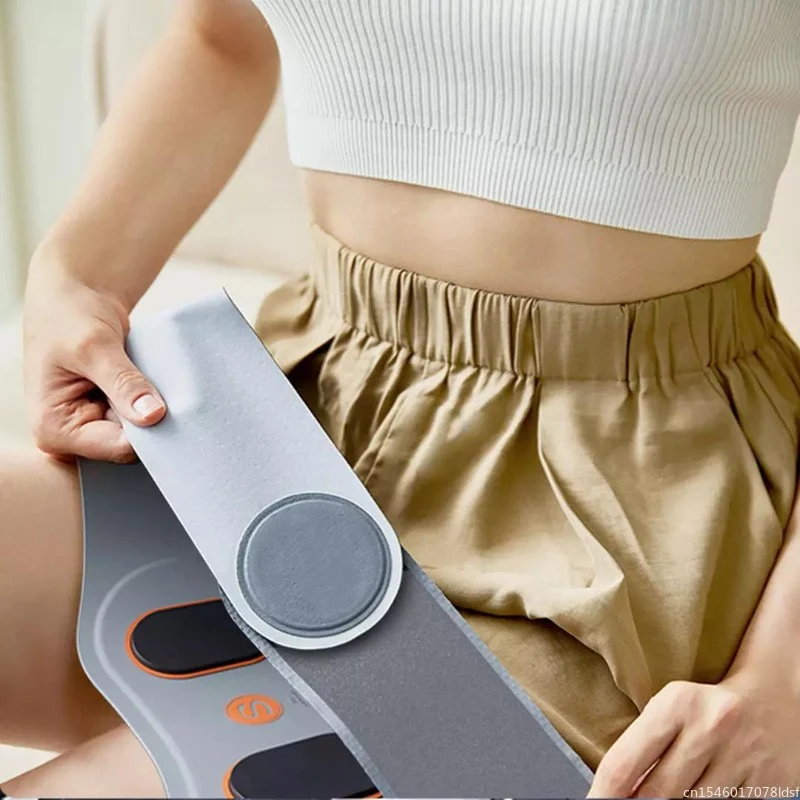 Cinto Massageador com Compressas Quentes para Abdômen Aquecido Alívio da dor menstrual e relaxamento muscular. Calor terapêutico. — foto 1