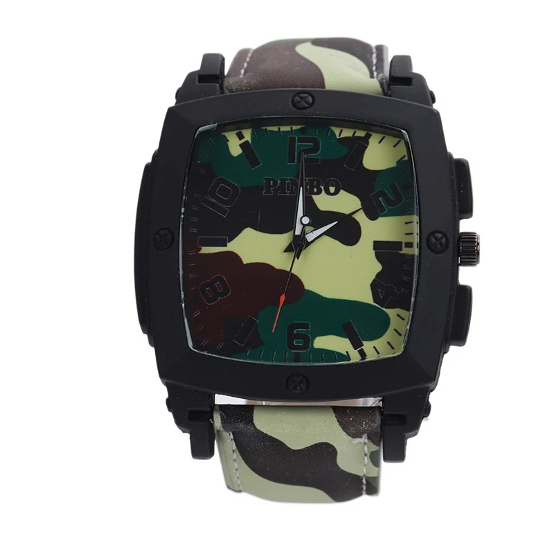 Title 1, Outdoor Sports Camouflage Watch, Wine Barrel Di...