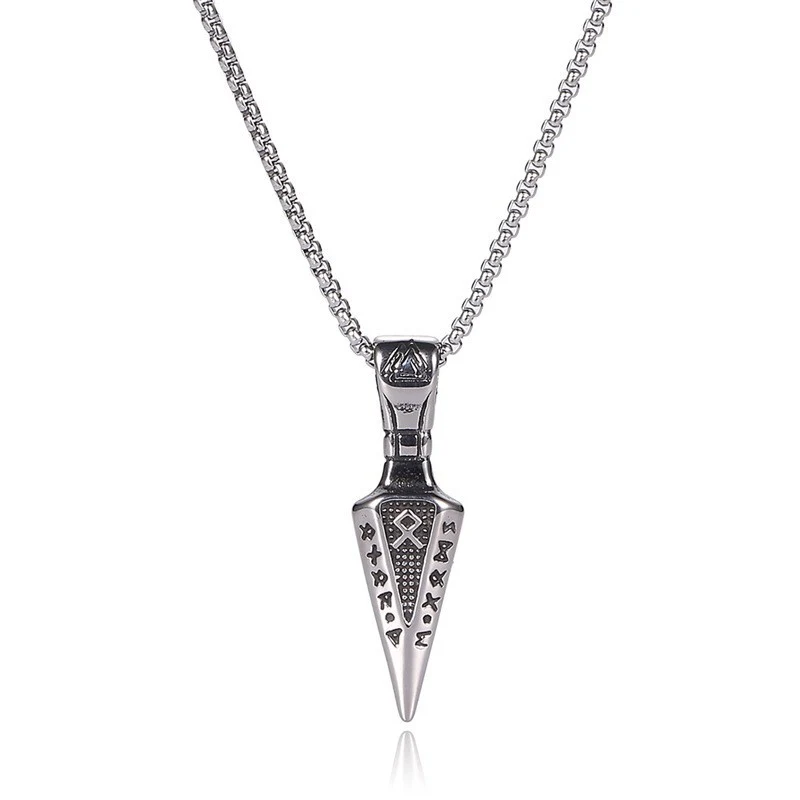 Colar Masculino Vintage Crowe com Pingente Personalizado — foto 2