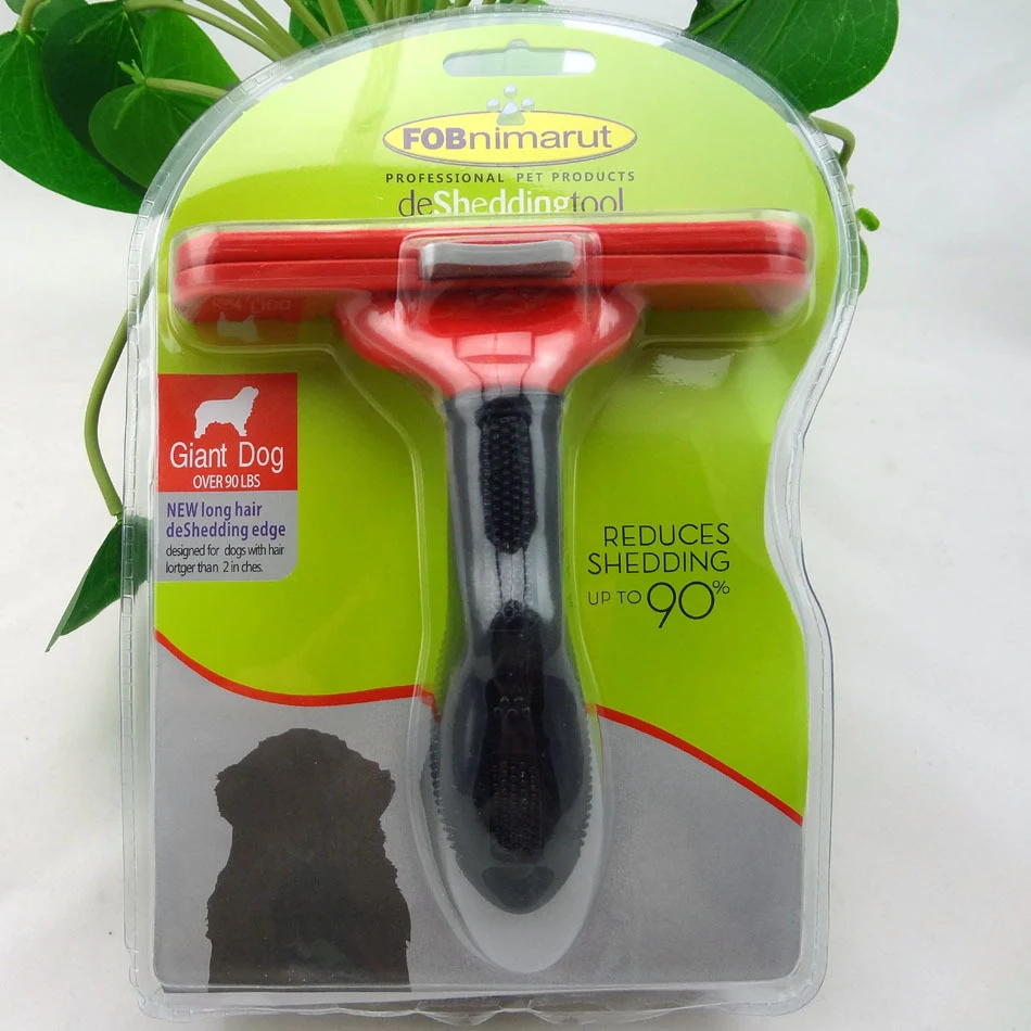 Escova automática universal para cães e gatos, pente removedor de pelos. Remove pelos soltos de forma eficiente, fácil de usar e limpar. — foto 1