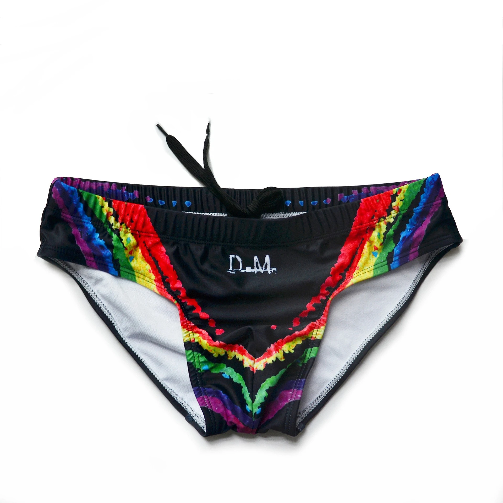 Title 5, Low Waist Sexy Side Waist Zipper Printed Briefs...