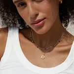Colar 925 prata com diopsídio natural Estilo francês luxo leve Adicione elegância e sofisticação ao seu visual com este colar deslumbrante. — foto 4