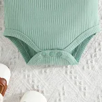 Macacão curto de verão para bebês meninas, cor sólida e fofo. Shorts romper ideais para o calor, conforto e estilo para sua pequena. — foto 8