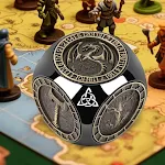 6-Pack DND Dice Wheel Gift Box Set, Retro Wheel Metal Polyhedral Board Game Prop, Desktop Role Playing Decoration Collec — photo 11