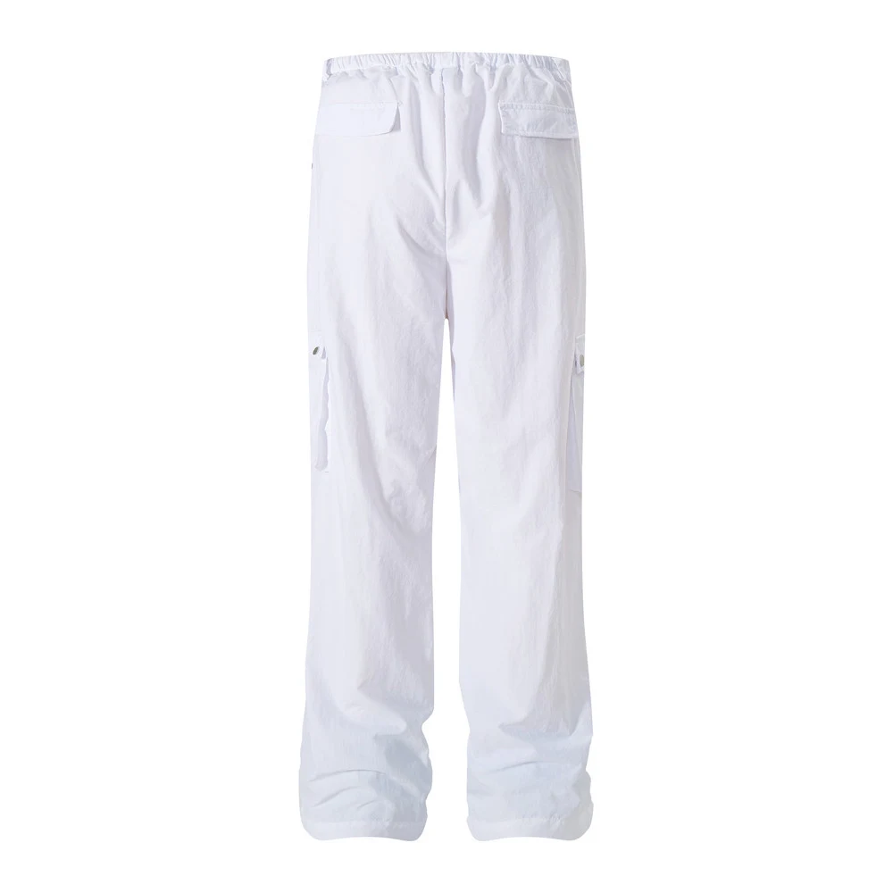 Men's Solid Color Pleated Paratrooper Overalls. Comfortable and versatile for urban adventures and outdoor activities, a — photo 12