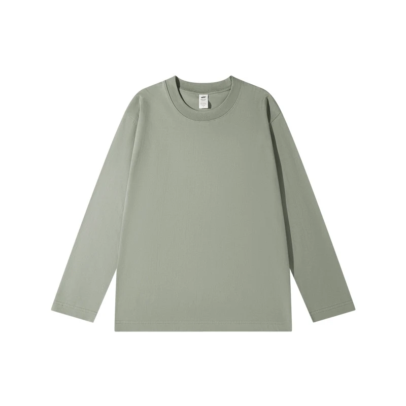 Camiseta masculina de algodão 230g manga longa gola redonda. Conforto e estilo para o dia a dia, perfeita para diversas ocasiões. — foto 3