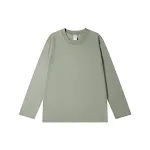 Camiseta masculina de algodão 230g manga longa gola redonda. Conforto e estilo para o dia a dia, perfeita para diversas ocasiões. — foto 3