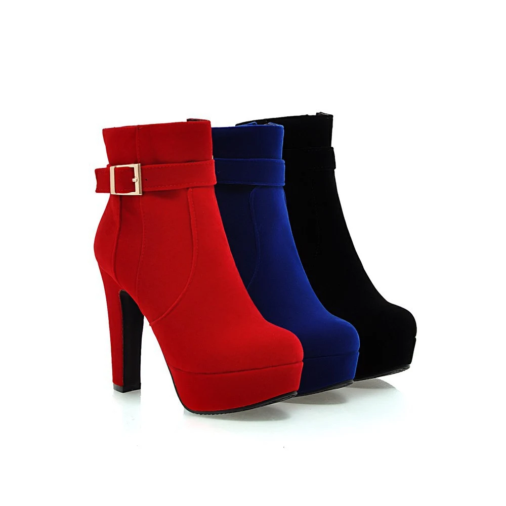 Title 3, Autumn and Winter Womens Martin Boots Thick He...